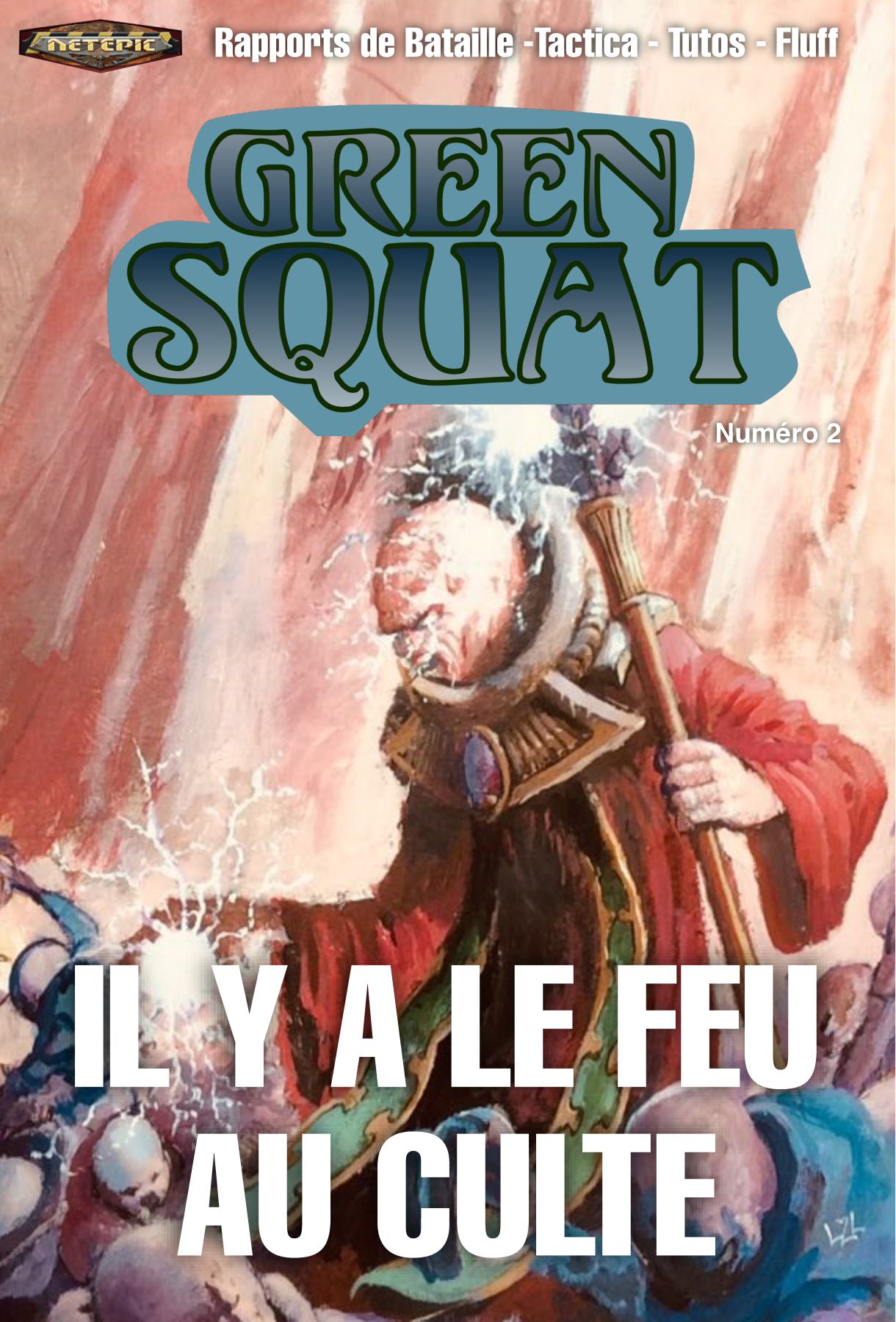 Couverture du deuxième numéro de Green Squat